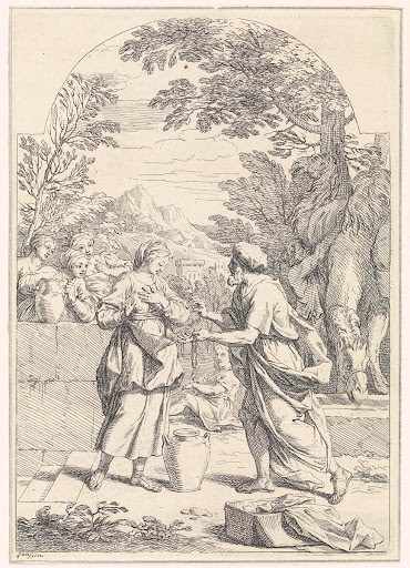 Rebekka en Eliëzer bij de put