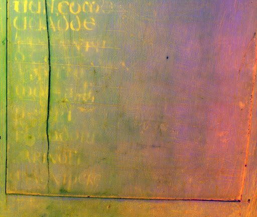 Boethius Diptych, Detail, Stitched Macro Image, Image Analysis.