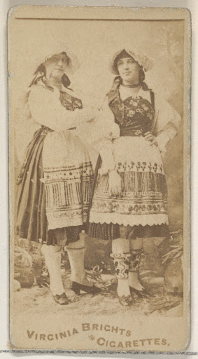From the Actors and Actresses series (N45, Type 5) for Virginia Brights Cigarettes