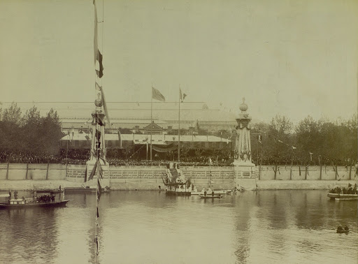 Laying of the foundation stone of Pont Alexandre III