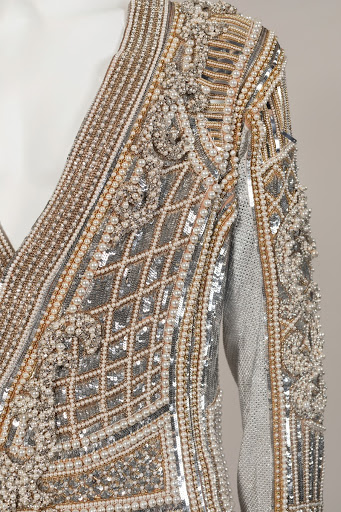 Costume de Olivier Rousteing de la maison Balmain, pour Renaissance, chorégraphie de Sébastien Bertaud. Création, Opéra national de Paris, 2017
