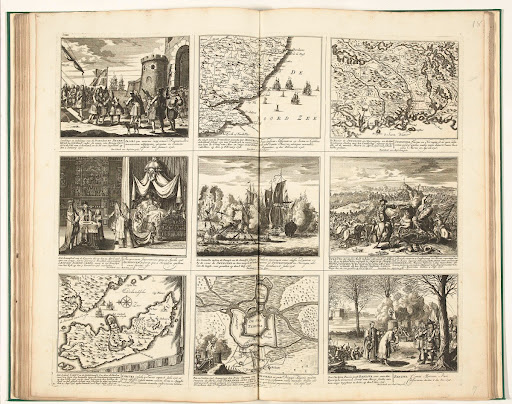 Schouwburg van den oorlog (blad XVII), 1716