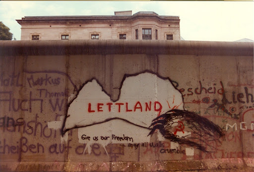 Latvia under the the bear's paw.