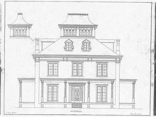 Original designs for the L.P. Grant Mansion