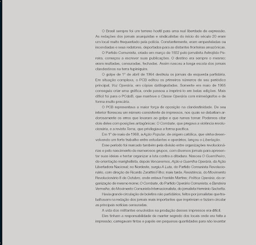 The clandestine press and the one from exile