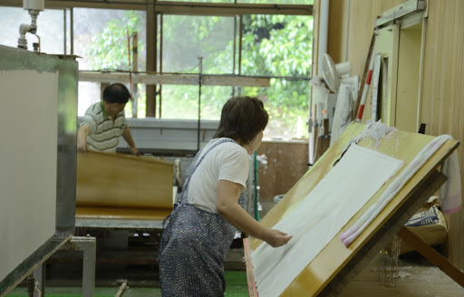 因州和紙 佐治地区 《製法》