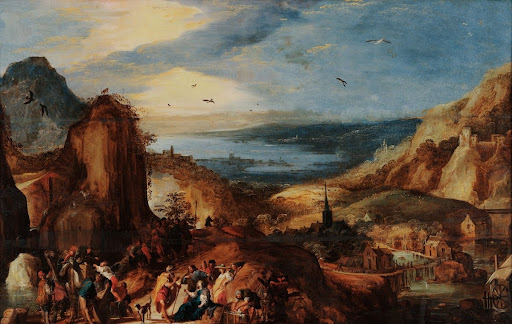 Labán buscando las estatuillas de los ídolos familiares en el campamento de Jacob