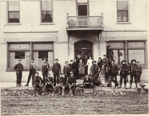 Bryers Line Crew at Sebert House Hotel