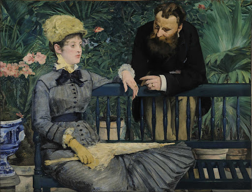 In the Conservatory - Edouard Manet — Google Arts & Culture