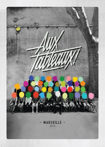 Affiche "Aux Tableaux !" - Résidence Exposition Ephémère