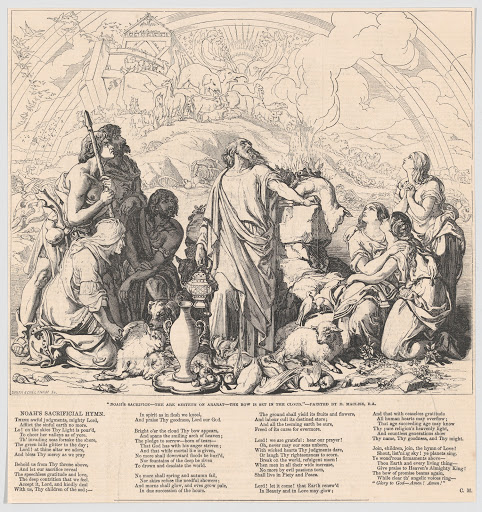 Noah's Sacrifice, from "Illustrated London News"
