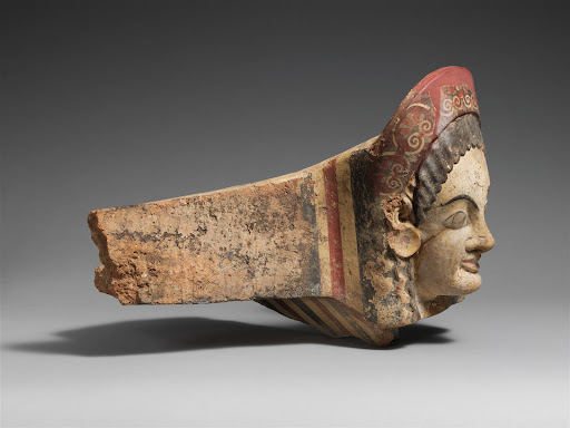 Terracotta antefix (roof tile)
