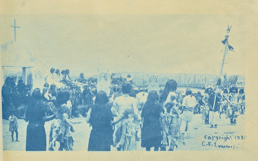 View of Cochiti Tablita Dance