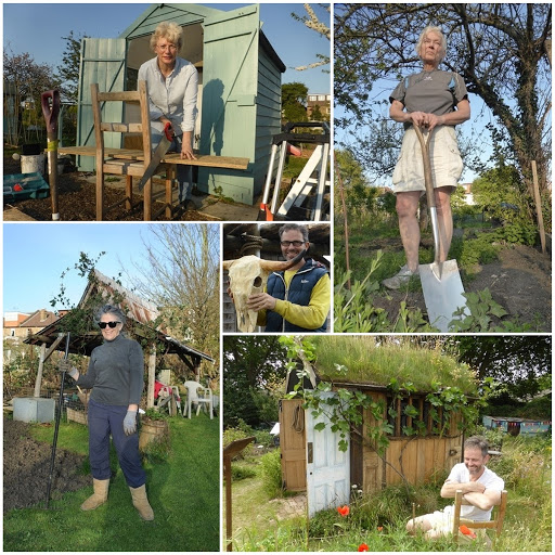 Allotment Holders, Ealing Dean Gardens, London
