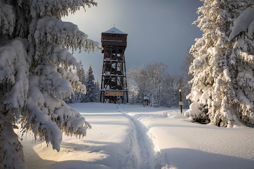 The Gorce mountains in the winter