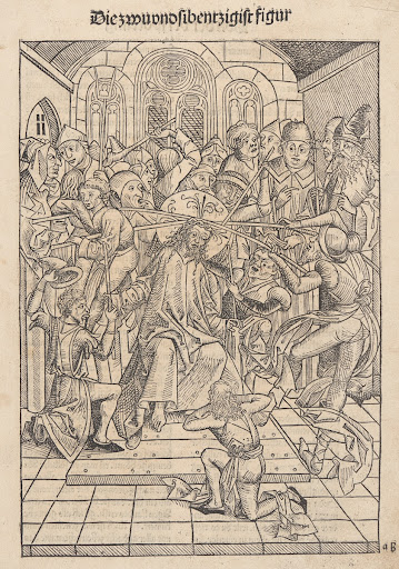 The Crowning with Thorns—Christ Derided (Matthew XXVII, 27–30; Mark XV, 16–19)