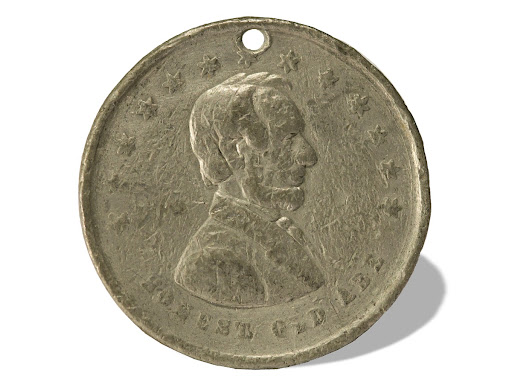 Abraham Lincoln Campaign Badge, 1864