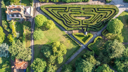 View of maze and Wilderness