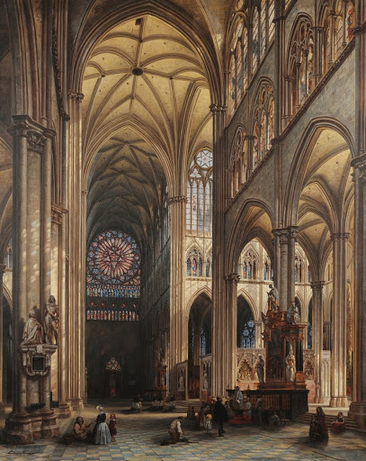 Interior da Catedral de Amiens