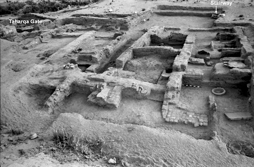 Houses west of the Taharqa Gate
