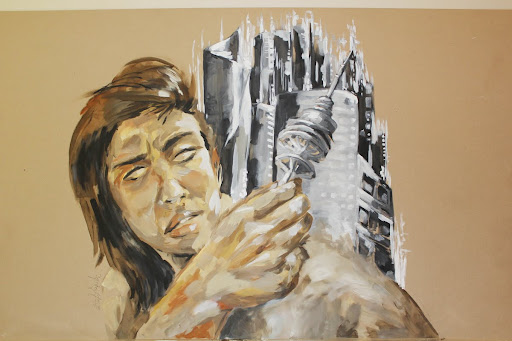 "The Woman of the Kuwait's tower of liberation"