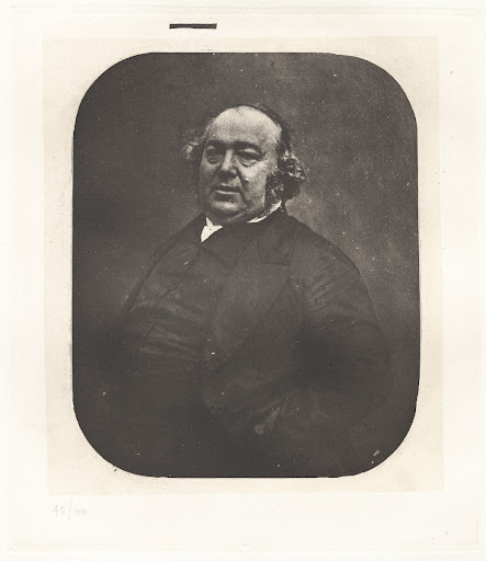 Planche IX – Portrait de Jules Janin, d'après Nadar (Plate IX – Portrait of Jules Janin, by Nadar)