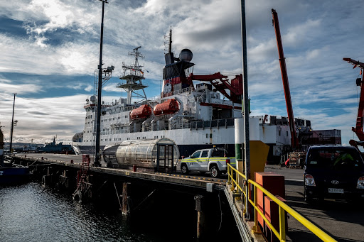 "Polarstern" at the Pier
