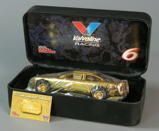 Toy automobile:Racing Champions 24K Gold Plated Precious Metals Series: #6 Valvoline