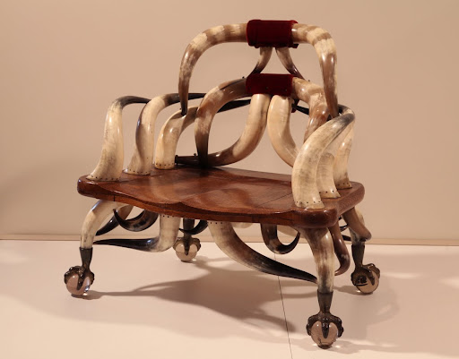 Armchair Made from Longhorn Steer Horns, 1904-1910