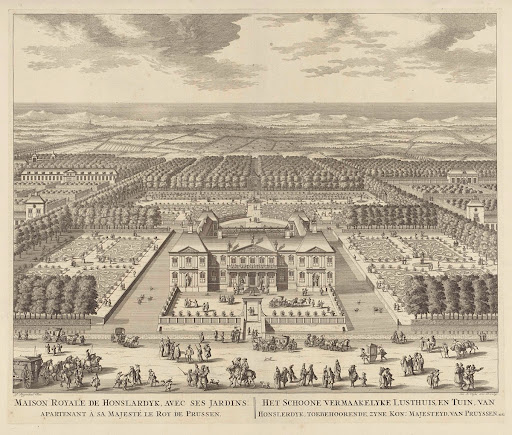 Paleis Honselaarsdijk in vogelvlucht