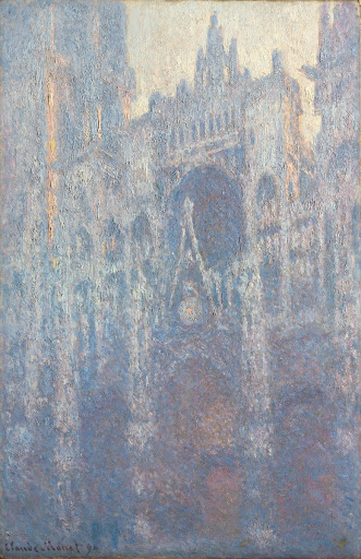 The Portal of Rouen Cathedral in Morning Light