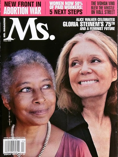 Alice Walker (Left) and Gloria Steinem (right)