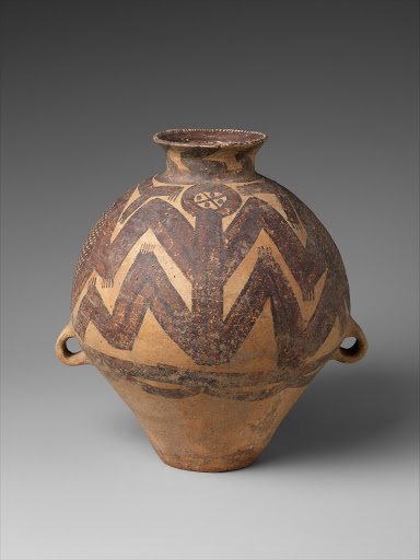 新石器時代馬家窯文化 馬厰類型彩陶罐|Jar (Guan)