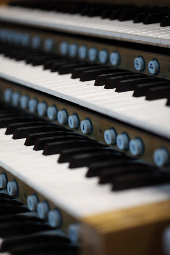 Detail of the WDCH Organ Manuals