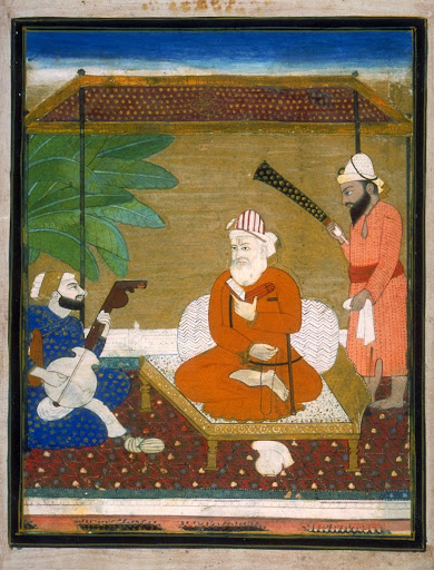 Guru Nanak and his companions Mardana and Bhai Bala