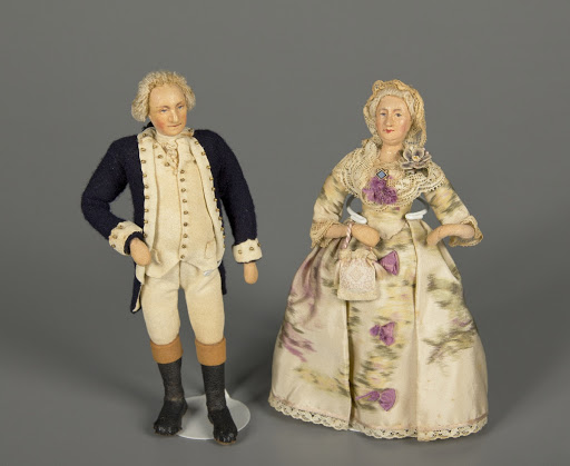 George and Martha Washington Dolls