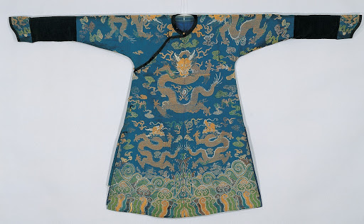 청색단 망포 (靑色緞蟒袍)