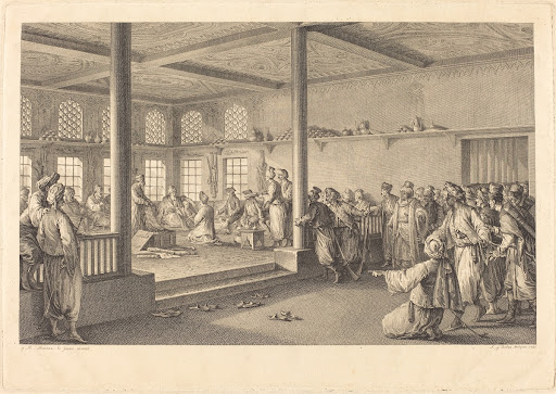 Réception de Choiseul-Gouffier chez Hassan-Tchousch-Oglou