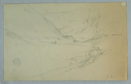 Andian Mountain Valley with Winding Stream, Colombia or Ecuador