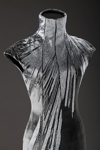 Evening dress, "In memory of Elizabeth Howe, Salem 1692"