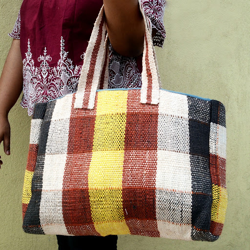 Tote bag made from Dhokra