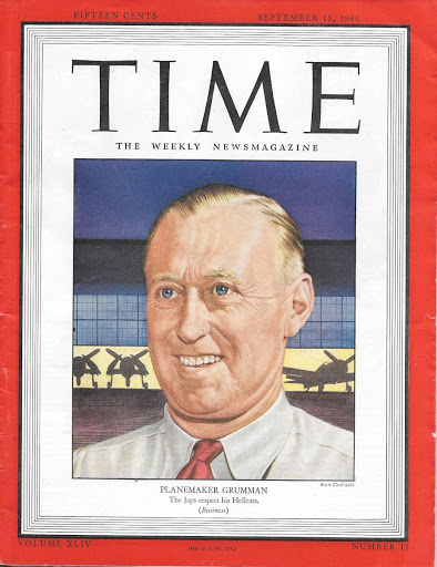 Leroy Grumman on the cover of Time, September 11, 1944