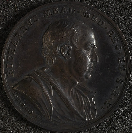 Medal commemorating Richard Mead, physician