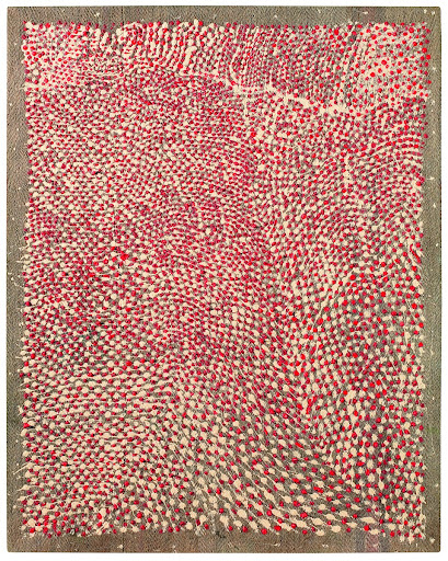 Blafl and White on Jute