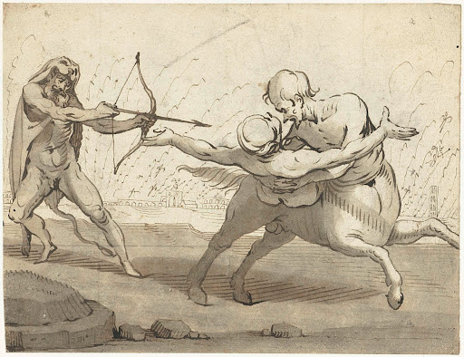 Hercules, Deianeira en de centaur Nessos