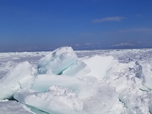 流氷の造形美