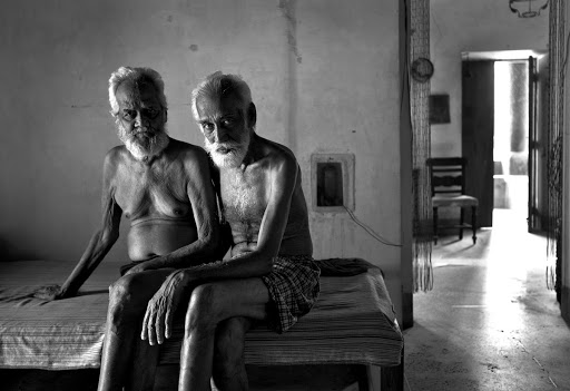 Francis & Bobby D'souza in their bedroom, Parra