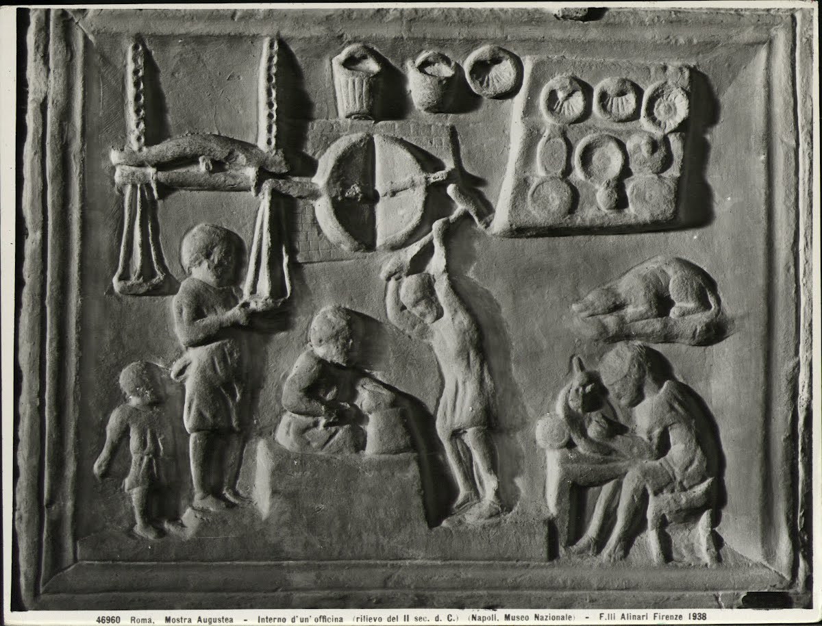 Cul Euro Roman Types Trades Occupations For Slaves See Sarcophagai Ateril Trademill Crane