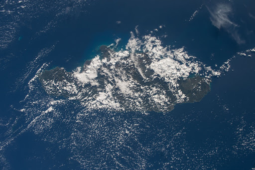 NASA astronaut Terry Virts flight engineer of Expedition 42 tweeted this Caribbean image of the sunny isle of # Jamaica.