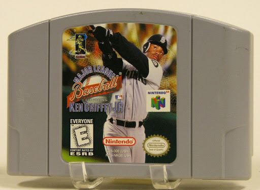 video game: Nintendo 64 Major League Baseball Featuring Ken Griffey Jr.